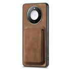 For Honor X60 5G Retro Leather Card Bag Magnetic Phone Case(Brown) - 2