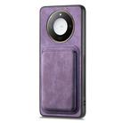 For Honor X60 Pro 5G Retro Leather Card Bag Magnetic Phone Case(Purple) - 2