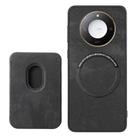 For Honor X60 Pro 5G Retro Leather Card Bag Magnetic Phone Case(Black) - 3