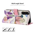 For Samsung Galaxy A36 5G ENKAY Painted Leather Phone Case with Card Slots ＆ Holder(Butterfly Pattern) - 2