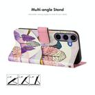 For Samsung Galaxy S25+ / S24+ 5G ENKAY Painted Leather Phone Case with Card Slots ＆ Holder(Cat Pattern) - 2