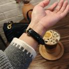 For Apple Watch 42mm / 41mm / 40mm / 38mm Heart-Shaped Embossed Leather Watch Band(Black) - 2