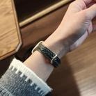 For Apple Watch 42mm / 41mm / 40mm / 38mm Heart-Shaped Embossed Leather Watch Band(Forest Green) - 2