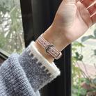For Apple Watch 42mm / 41mm / 40mm / 38mm Heart-Shaped Embossed Leather Watch Band(Girly Pink) - 2