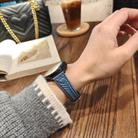 For Huawei Watch GT5 Pro 42mm Heart-Shaped Embossed 18mm Leather Watch Band(Cornflower Blue) - 3