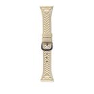 For Huawei Watch GT5 Pro 42mm Heart-Shaped Embossed 18mm Leather Watch Band(Apricot) - 1