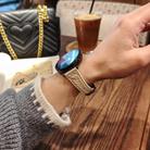 For Huawei Watch GT5 Pro 42mm Heart-Shaped Embossed 18mm Leather Watch Band(Apricot) - 3