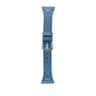 For Huawei Watch GT 5 46mm Heart-Shaped Embossed 22mm Leather Watch Band(Cornflower Blue) - 1