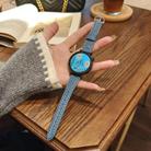 For Huawei Watch GT 5 46mm Heart-Shaped Embossed 22mm Leather Watch Band(Cornflower Blue) - 2