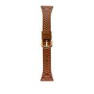For Huawei Watch GT 3 42mm Heart-Shaped Embossed 20mm Leather Watch Band(Brown) - 1
