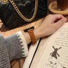 For Huawei Watch GT 3 42mm Heart-Shaped Embossed 20mm Leather Watch Band(Brown) - 3
