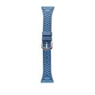 For Honor Watch ES 20mm Heart-Shaped Embossed Leather Watch Band(Cornflower Blue) - 1