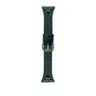 For Honor Watch ES 20mm Heart-Shaped Embossed Leather Watch Band(Forest Green) - 1