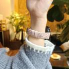 For Honor Watch ES 20mm Heart-Shaped Embossed Leather Watch Band(Pink) - 3