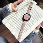 For Honor Watch 4 Pro 22mm Heart-Shaped Embossed Leather Watch Band(Pink) - 2
