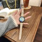For Honor Watch 4 Pro 22mm Heart-Shaped Embossed Leather Watch Band(Apricot) - 2