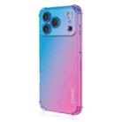 For iPhone 17 Pro Max ENKAY Hat-Prince Gradient Airbag TPU Phone Case(Blue Pink) - 1