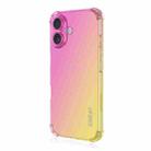 For iPhone 17 ENKAY Hat-Prince Gradient Airbag TPU Phone Case(Pink Gold) - 1