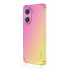 For Xiaomi Poco X7 Pro / Redmi Turbo 4 ENKAY Hat-Prince Gradient Airbag TPU Phone Case(Pink Gold) - 1