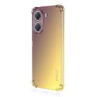 For Xiaomi Poco X7 Pro / Redmi Turbo 4 ENKAY Hat-Prince Gradient Airbag TPU Phone Case(Purple Gold) - 1