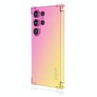 For Samsung Galaxy S24 Ultra 5G ENKAY Hat-Prince Gradient Airbag TPU Phone Case(Pink Gold) - 1
