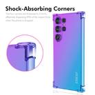 For Samsung Galaxy S24 Ultra 5G ENKAY Hat-Prince Gradient Airbag TPU Phone Case(Blue Pink) - 2