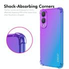 For Samsung Galaxy S25 Edge 5G ENKAY Hat-Prince Gradient Airbag TPU Phone Case(Purple Blue) - 2