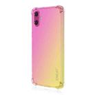 For Samsung Galaxy M06 / F06 ENKAY Hat-Prince Gradient Airbag TPU Phone Case(Pink Gold) - 1