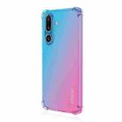 For Samsung Galaxy M56 ENKAY Hat-Prince Gradient Airbag TPU Phone Case(Blue Pink) - 1