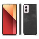 For Motorola Moto G Power 5G 2024 Vintage Leather PC Back Cover Phone Case(Black) - 2