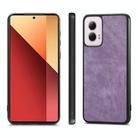 For Motorola Moto G Power 5G 2024 Vintage Leather PC Back Cover Phone Case(Purple) - 2