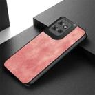 For Motorola Moto G Power 2025 5G Vintage Leather PC Back Cover Phone Case(Pink) - 3