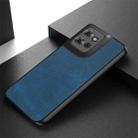 For Motorola Moto G Power 2025 5G Vintage Leather PC Back Cover Phone Case(Blue) - 3