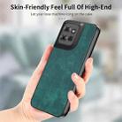 For Motorola Moto G Power 2025 5G Vintage Leather PC Back Cover Phone Case(Green) - 2