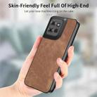 For Motorola Moto G Power 2025 5G Vintage Leather PC Back Cover Phone Case(Brown) - 2