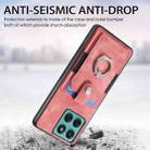 For Motorola Moto Edge 60 Fusion Retro Skin-feel Ring Card Wallet Phone Case(Pink) - 3