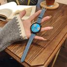For Amazfit Bip 5 / GTR 4 Heart-Shaped Embossed 22mm Leather Watch Band(Cornflower Blue) - 2