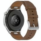 For Huawei Watch GT 5 46mm Press Button 22mm Leather Watch Band(Brown) - 2