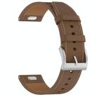 For Huawei Watch GT 5 46mm Press Button 22mm Leather Watch Band(Brown) - 3