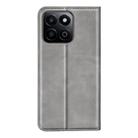 For Honor 200 Smart Retro-skin Magnetic Suction Leather Phone Case(Grey) - 3