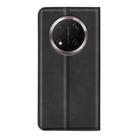 For Honor X9c Retro-skin Magnetic Suction Leather Phone Case(Black) - 3