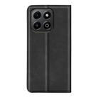 For Honor X6b Retro-skin Magnetic Suction Leather Phone Case(Black) - 3