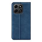 For Honor X6b Retro-skin Magnetic Suction Leather Phone Case(Dark Blue) - 3