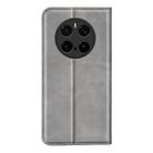 For Honor Magic7 Pro Retro-skin Magnetic Suction Leather Phone Case(Grey) - 3