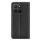For Honor X8c Retro-skin Magnetic Suction Leather Phone Case(Black) - 3