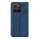 For Honor X8c Retro-skin Magnetic Suction Leather Phone Case(Dark Blue) - 3