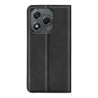 For Honor 400 Lite Global Retro-skin Magnetic Suction Leather Phone Case(Black) - 3