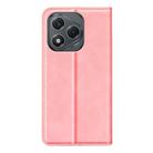 For Honor 400 Lite Global Retro-skin Magnetic Suction Leather Phone Case(Pink) - 3