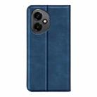 For Honor 400 Global 156.5mm Retro-skin Magnetic Suction Leather Phone Case(Dark Blue) - 3