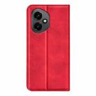 For Honor 400 Global 156.5mm Retro-skin Magnetic Suction Leather Phone Case(Red) - 3